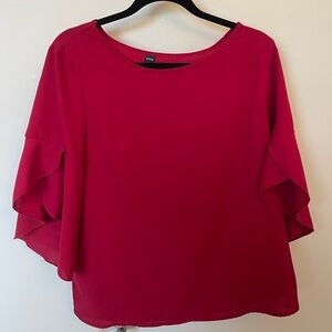 Elegant Red Women's Top